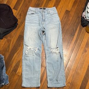 Hollister Light Blue High Rise Jeans